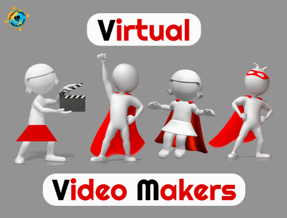DTA VT Virtual Video Makers Logo Title 4 Stick People 12 grey bg 585x446 2